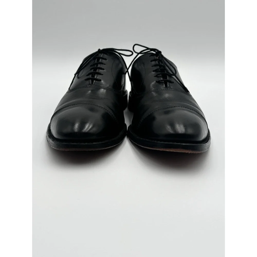 Allen Edmonds Park Avenue Black Cap Toe Oxford Dress Shoes Men's‎ 12.5 AA USA